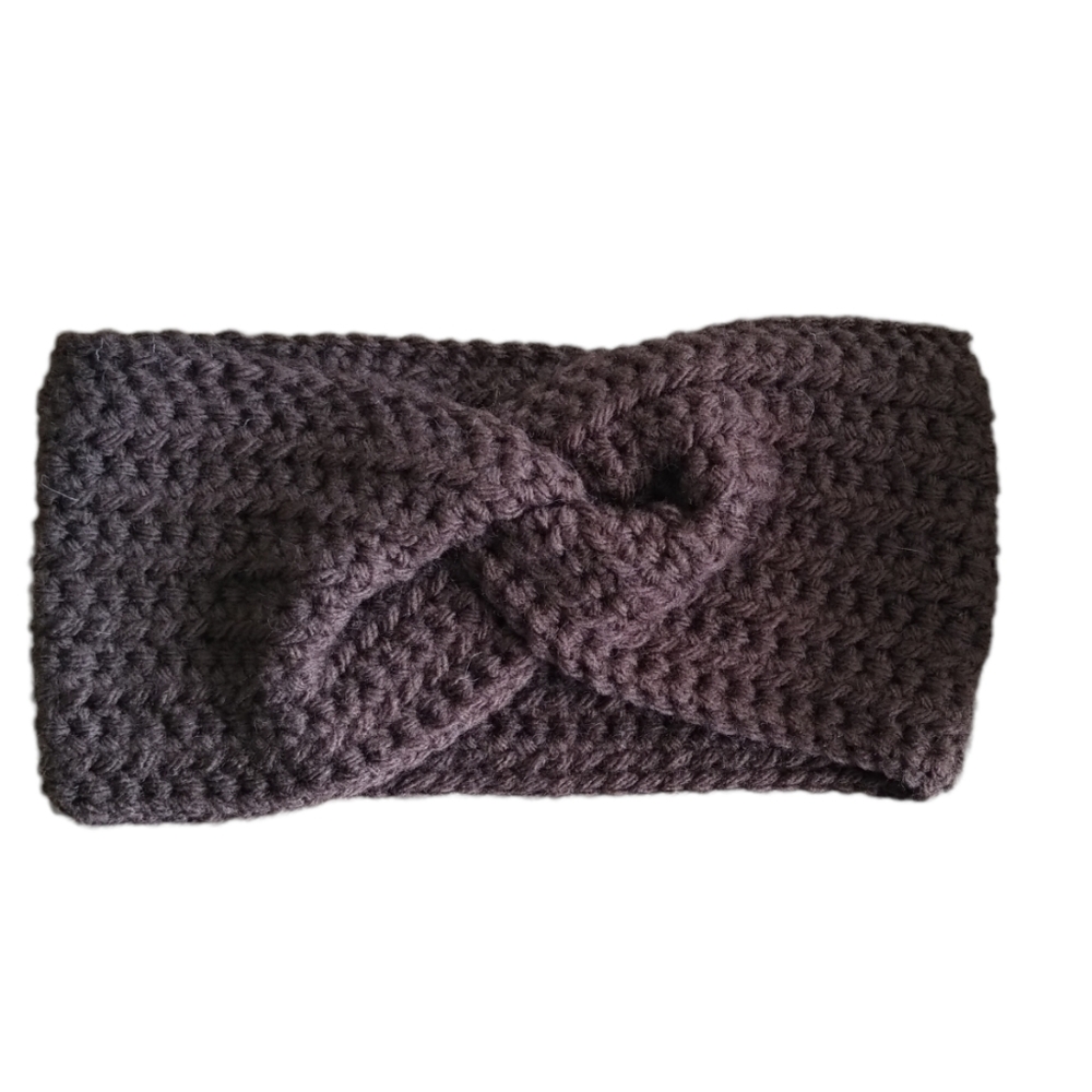 Crochet Headband Womens OS Gorpcore Boho Bohemian Preppy Casual Comfy Sporty